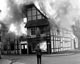 Brandstiftung in G�tersloh 1938. 
Foto: Stadtarchiv G�tersloh